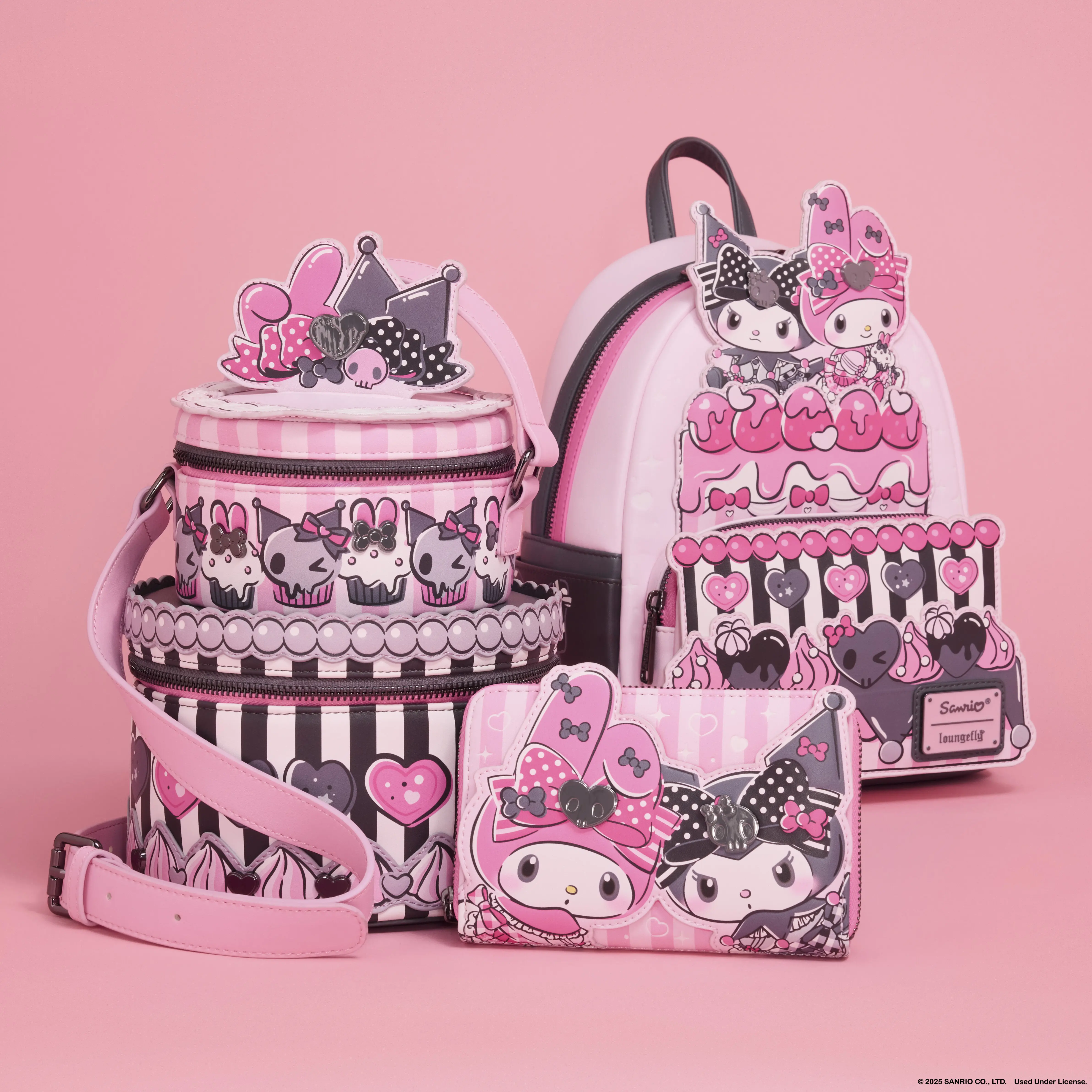 Sanrio My Melody & Kuromi Zip Around Wallet - Image 3