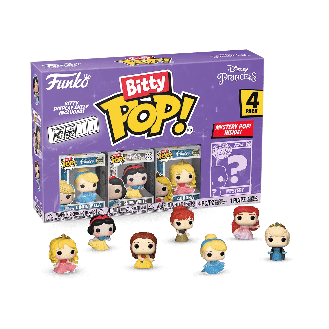 Bitty Pop! Disney Princess 4-Pack Series 3