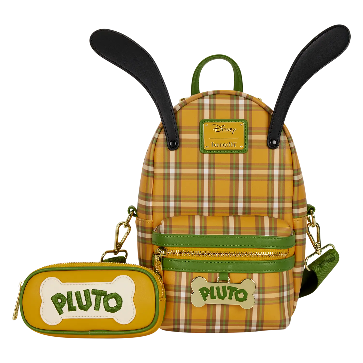 Pluto 95th Anniversary Plaid Sling Crossbody Bag with Coin Bag - Image 5