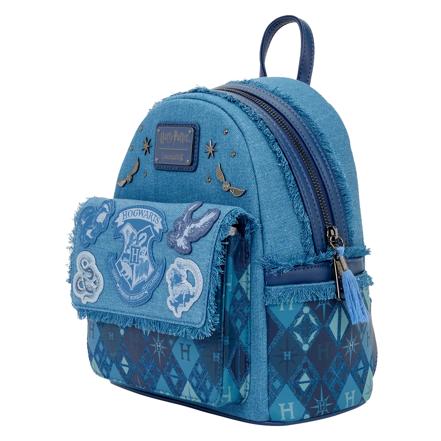 Harry Potter Hogwarts Denim Mini Backpack - Image 4