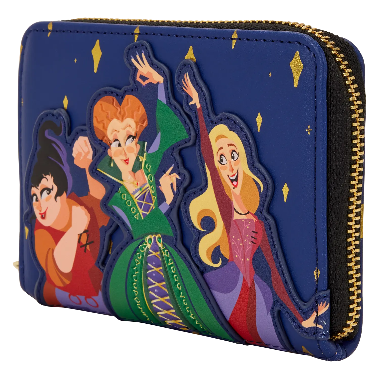 Hocus Pocus Sanderson Sisters Night Sky Zip Around Wallet - Image 3