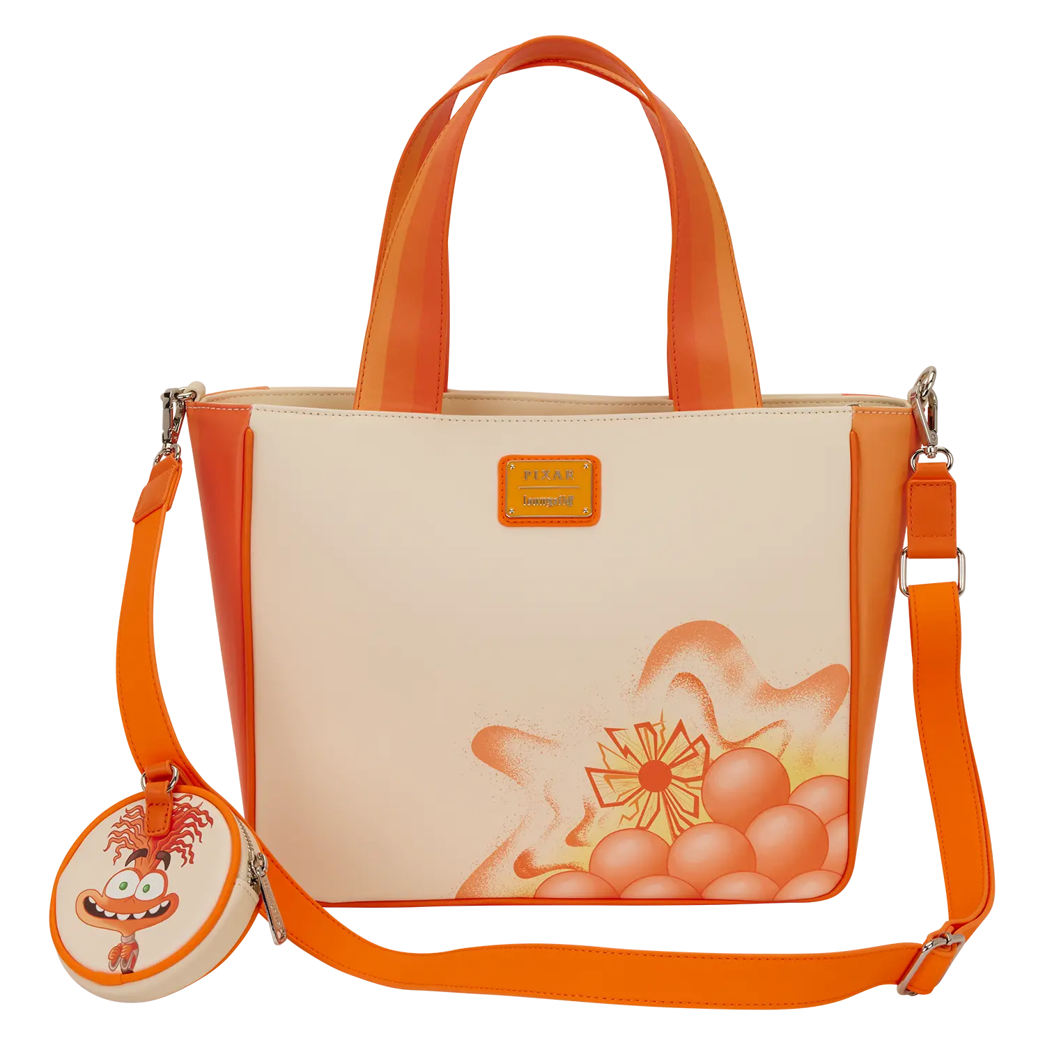 Inside Out 2 Anxiety Tote Crossbody Bag with Coin Bag - Image 7