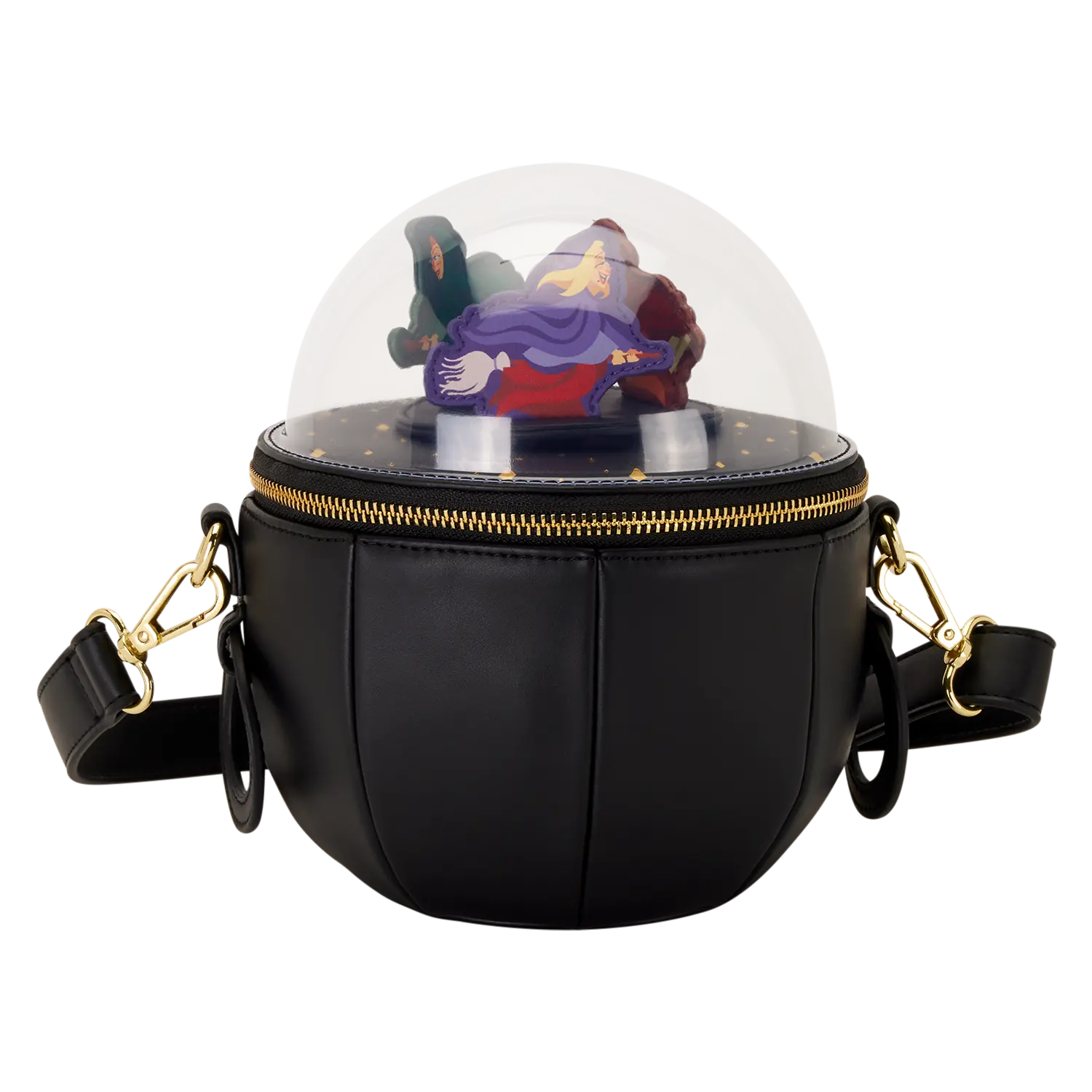 Hocus Pocus Sanderson Sisters Flying Dome Figural Crossbody Bag - Image 4