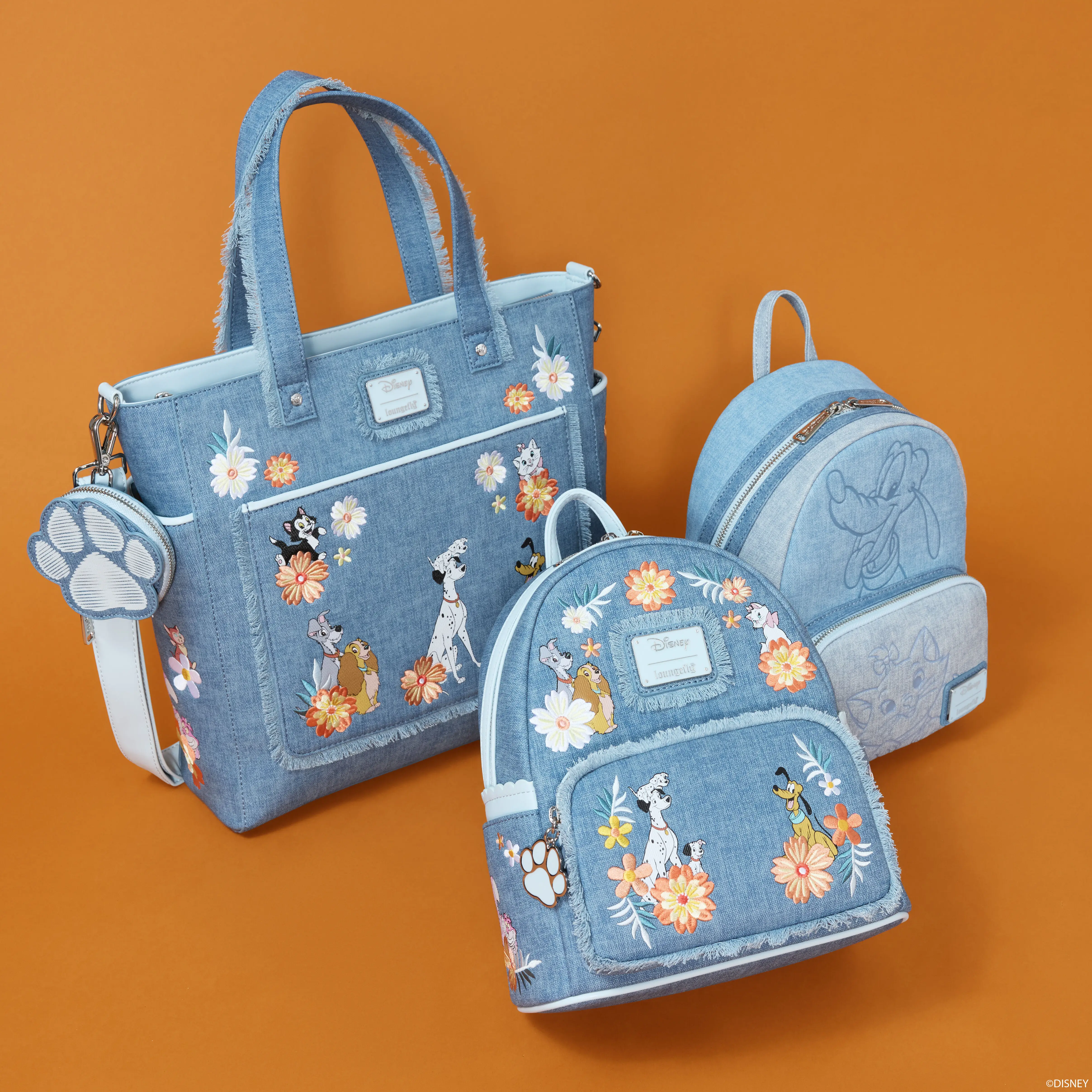 Disney Dogs & Cats Floral Fringe Mini Backpack - Image 4