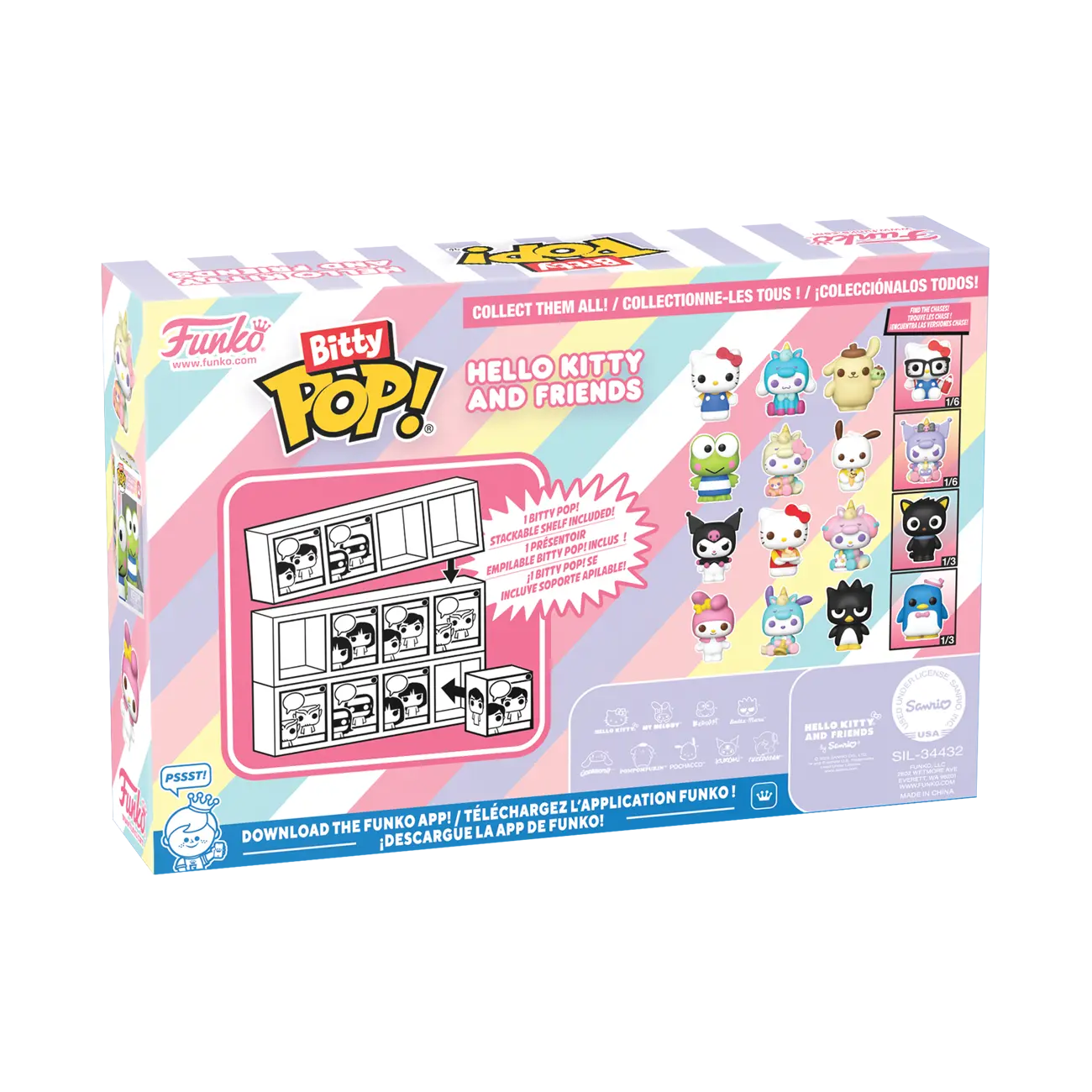 Bitty Pop! Hello Kitty and Friends 4-Pack Series 1 - Image 3
