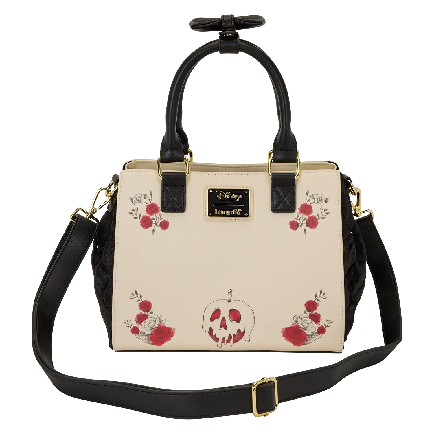 Snow Exclusive White Roses Tote Crossbody Bag - Image 4