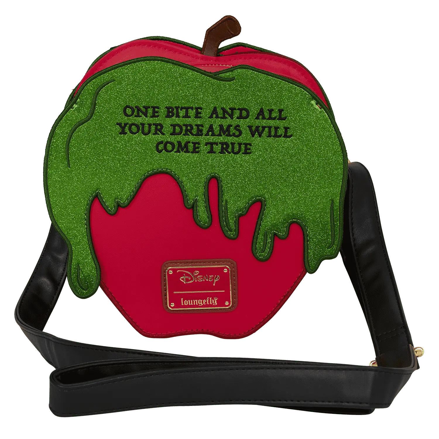 Snow White and the Seven Dwarfs Exclusive Evil Queen Poison Apple Glitter Crossbody Bag - Image 3