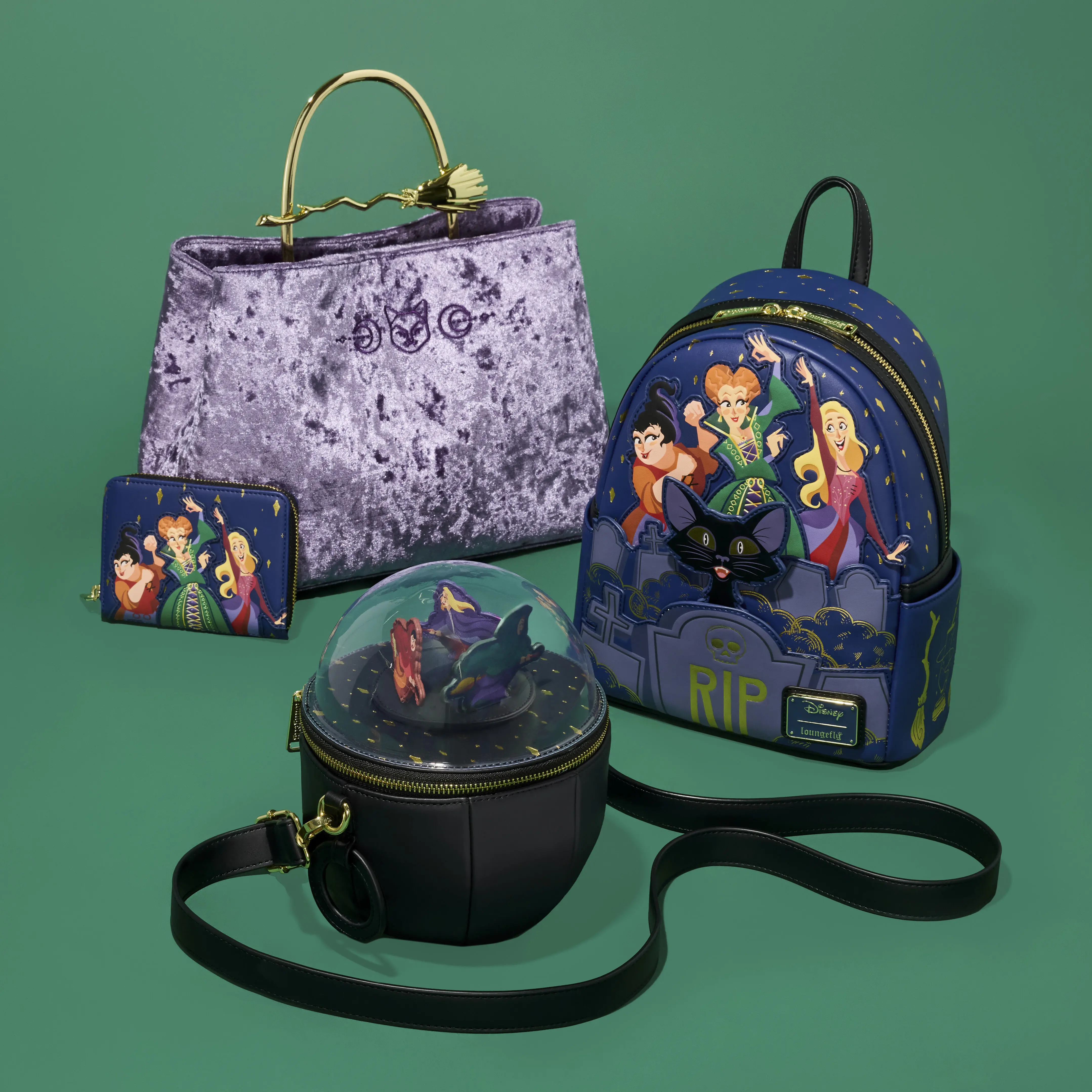 Hocus Pocus Velvet Crossbody Bag - Image 3