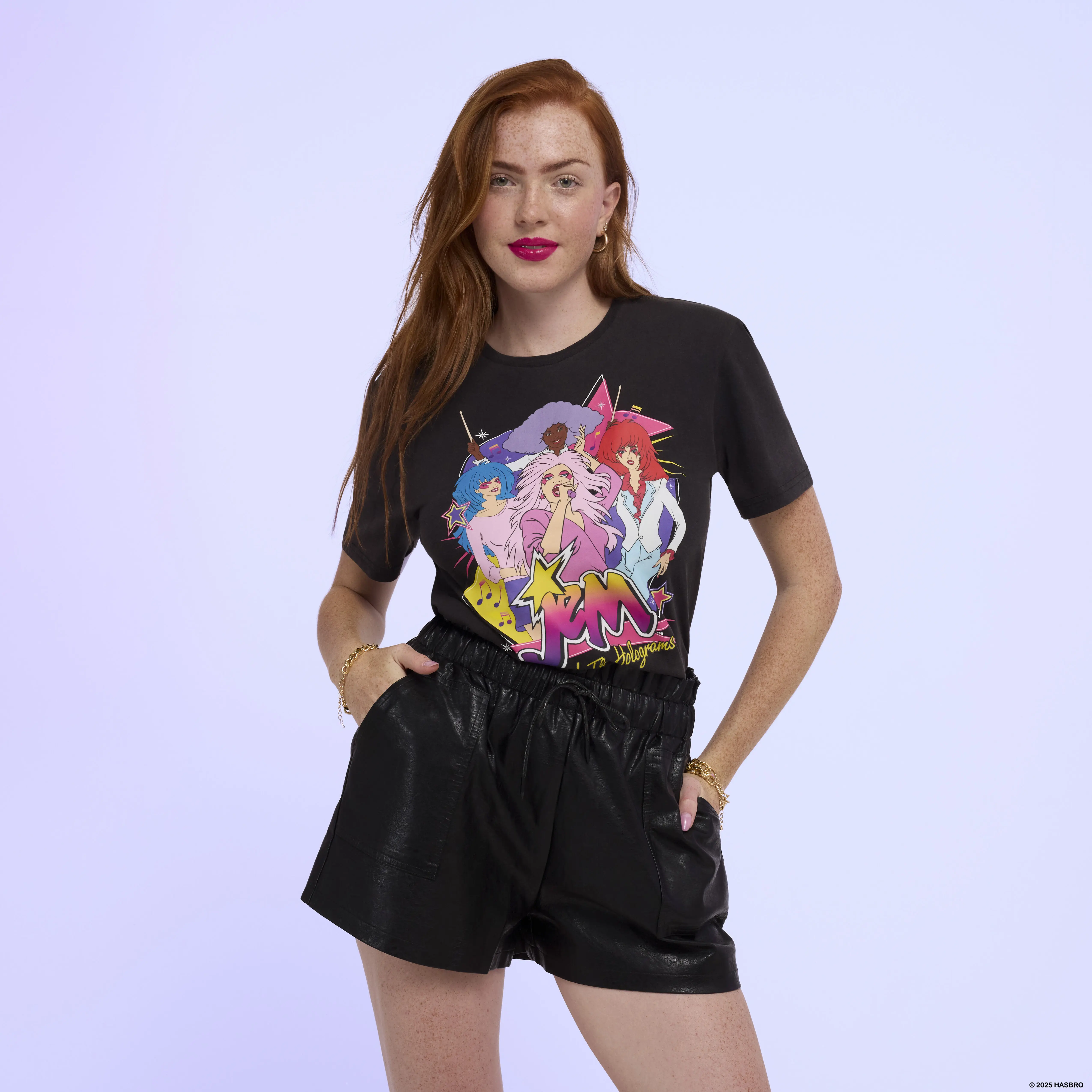Jem and the Holograms Concert Tour Unisex Tee - Image 2