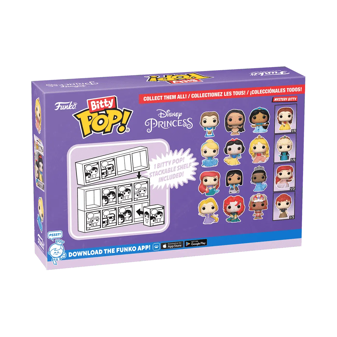 Bitty Pop! Disney Princess 4-Pack Series 4 - Image 3
