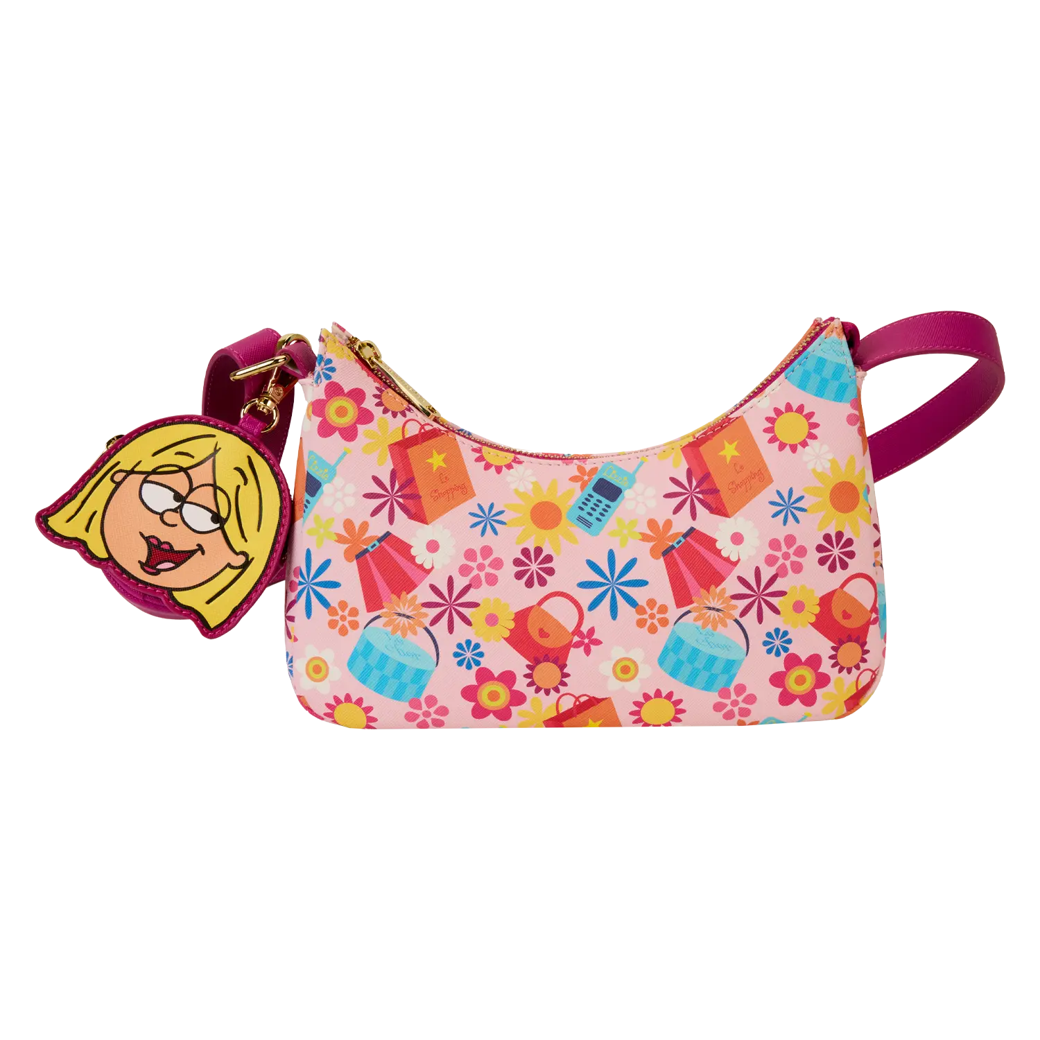 Lizzie McGuire Y2K All-Over Print Crossbody Bag