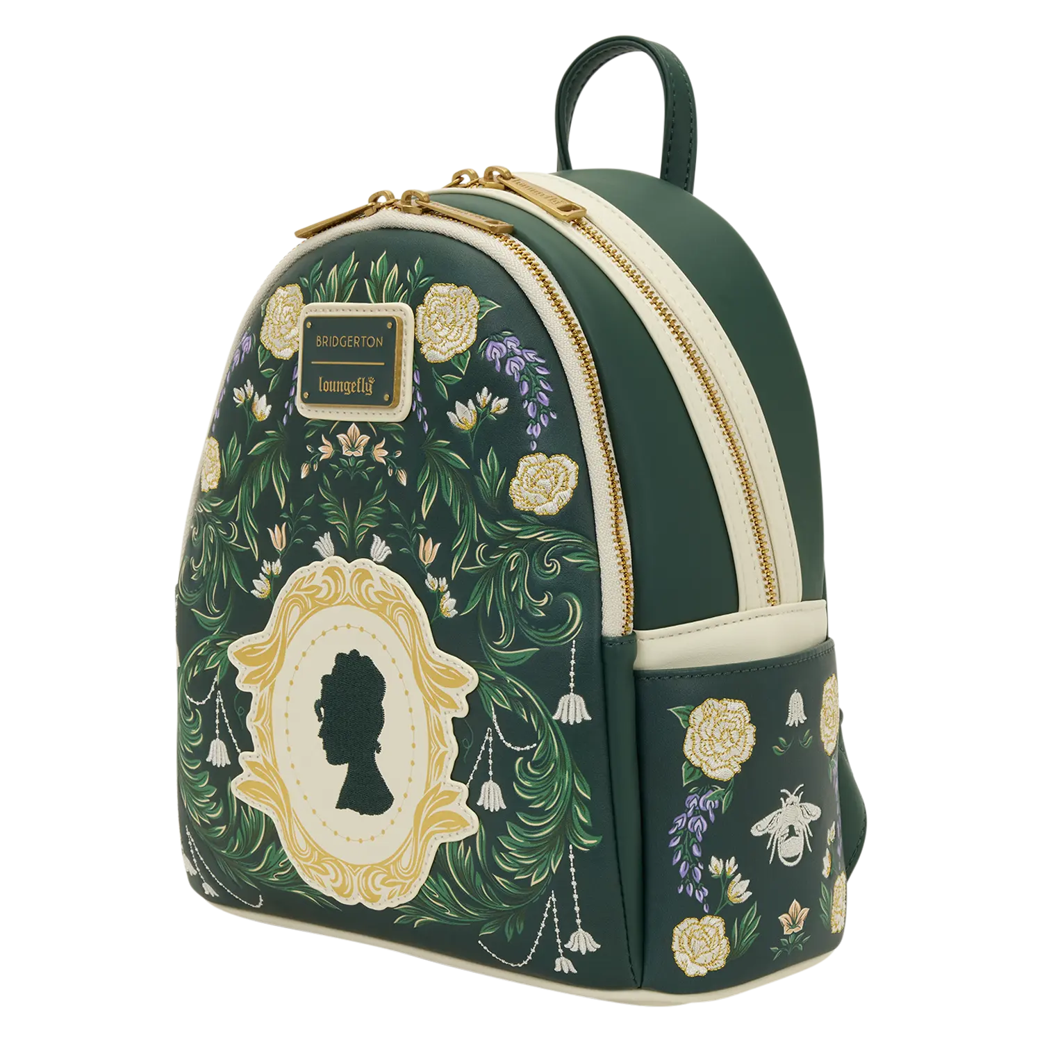 Bridgerton Silhouette Floral Mini Backpack - Image 4