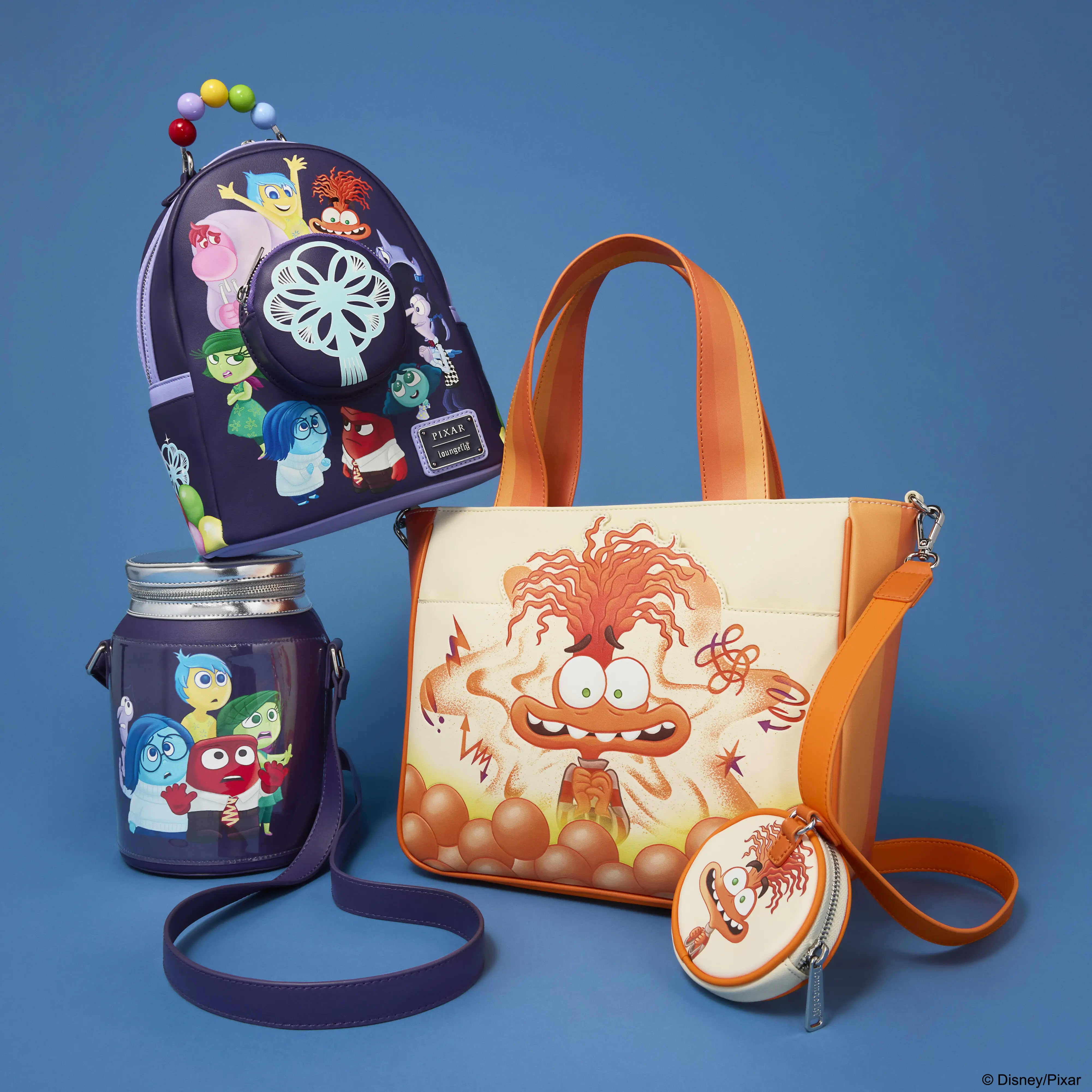 Inside Out 2 Bottled Up Emotions Figural Crossbody Bag - Image 3